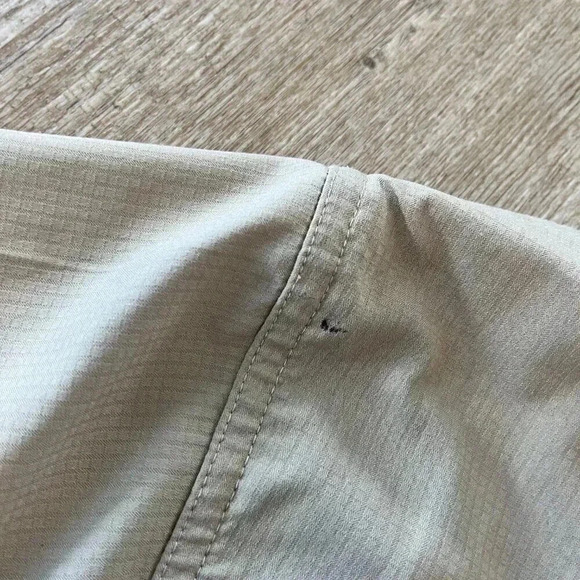 Mens Roundtree & Yorke Beige Outdoor Button Up Shirt - 2XT - Picture 8 of 9